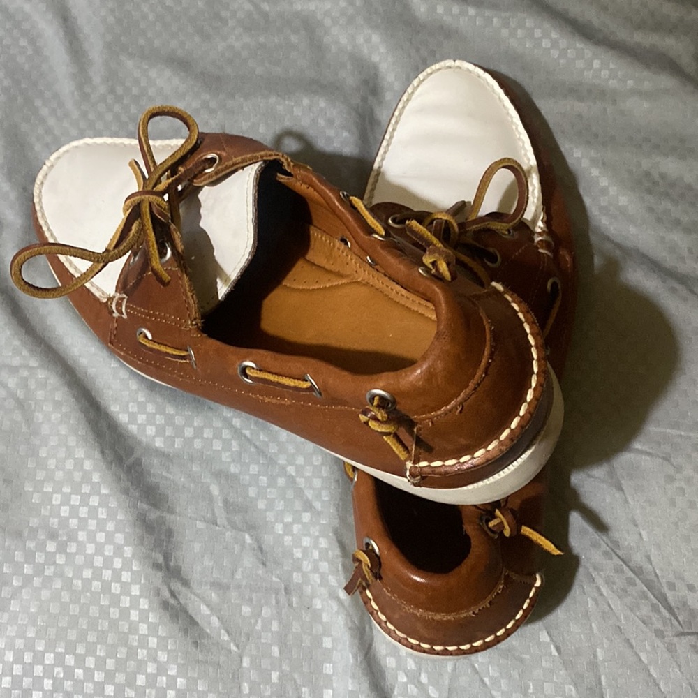 Lightly Used Mens Ralph Lauren Boat Shoes Size 8.5D - Picture 3 of 9